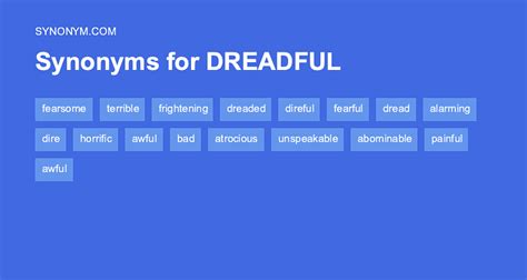 dreadful antonyms|whats another word for dreadful.